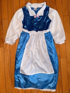 Little Adventures girls costume size large BEAUTY'S BLUE PROVINCIAL DRESS